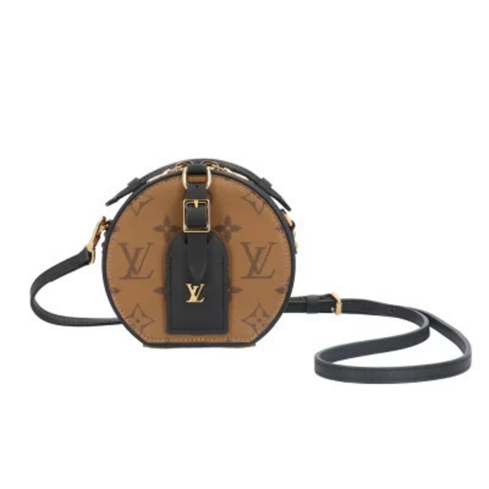 Louis Vuitton Boite Chapeau Monogram Reverse Shoulder Bag Brown